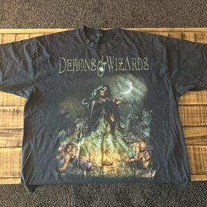 Vintage Demons & Wizards Power Metal T-Shirt